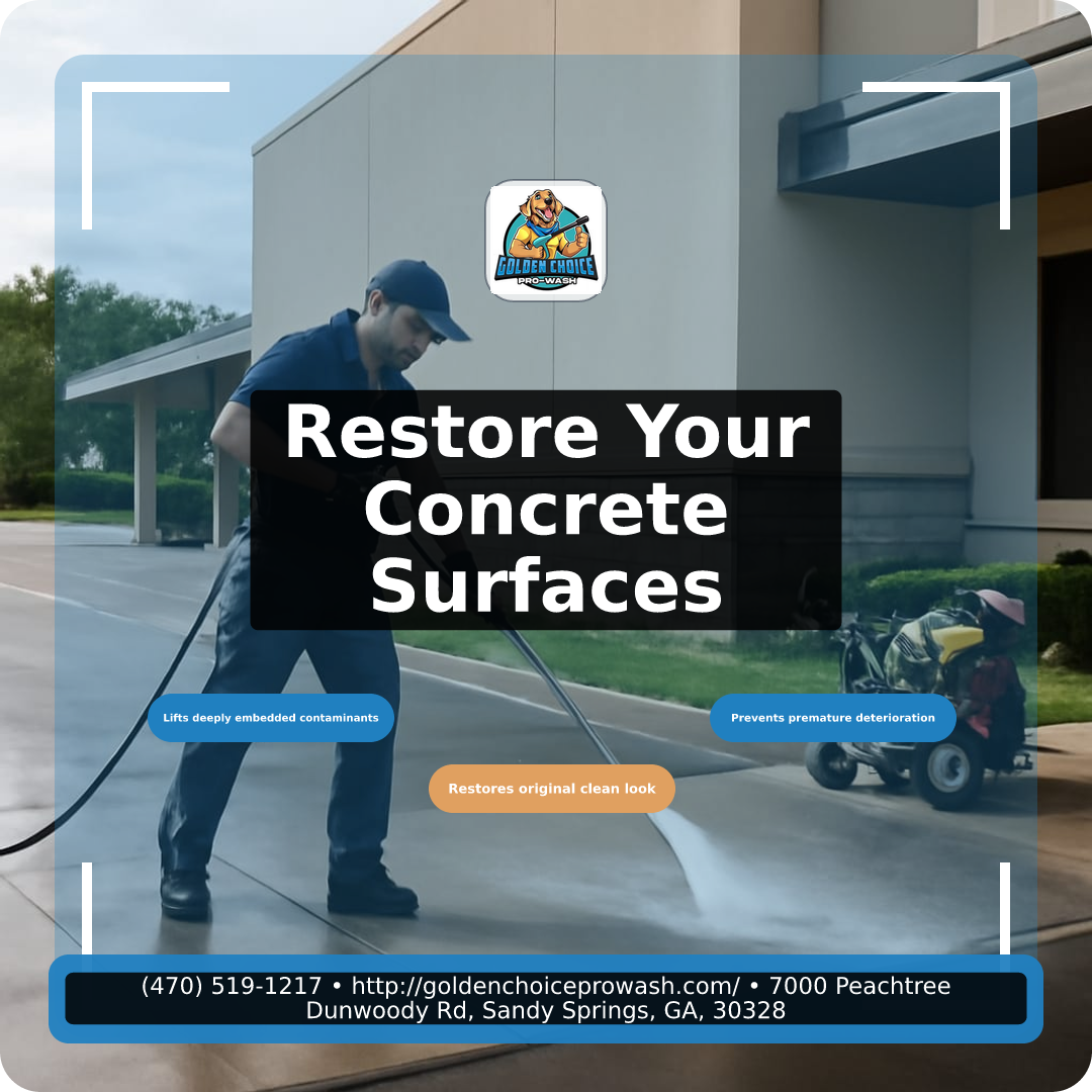 Illustration for Deep-Clean Science: Why High-Pressure Washing is Vital for Concrete Pathways and Pavements