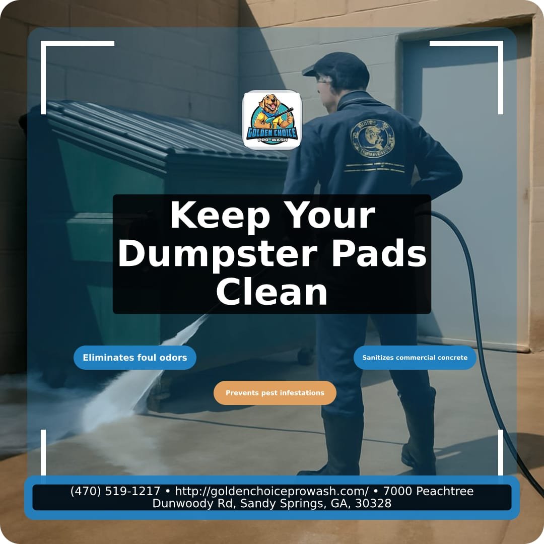 Illustration for Sanitary vs. Standard: The Commercial Dumpster Pad Cleaning Sanitation Practices That Protect Your Bottom Line