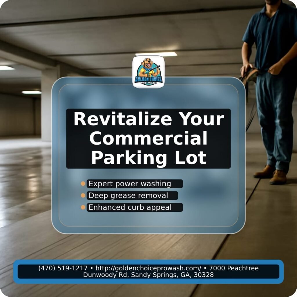 Illustration for Commercial Parking Lot Parking Garage Power Washing Strategies: Why Binding Quotes Beat Hourly Rates for Property Managers