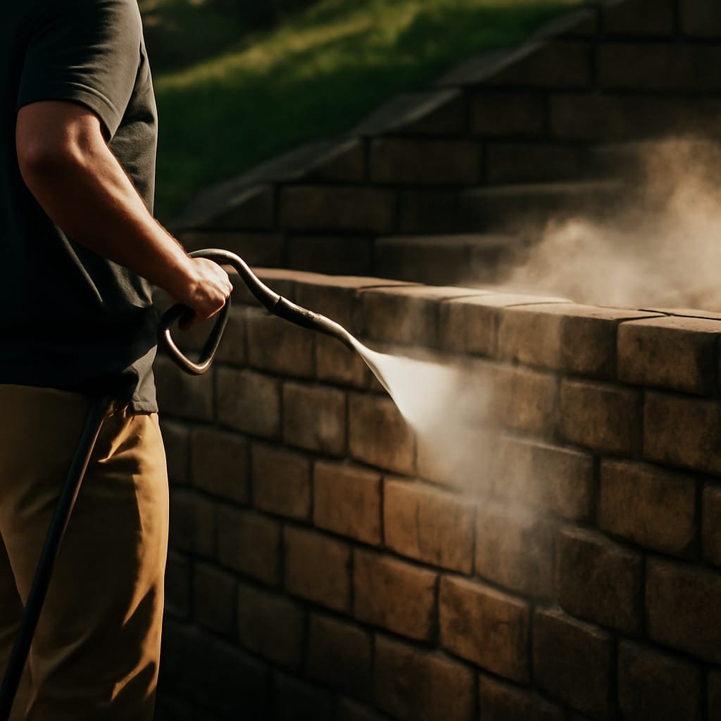 A closer look at The Neighborhood Integrity Guide: Safe Pressure Washing Techniques For Retaining Walls Stone Landscaping