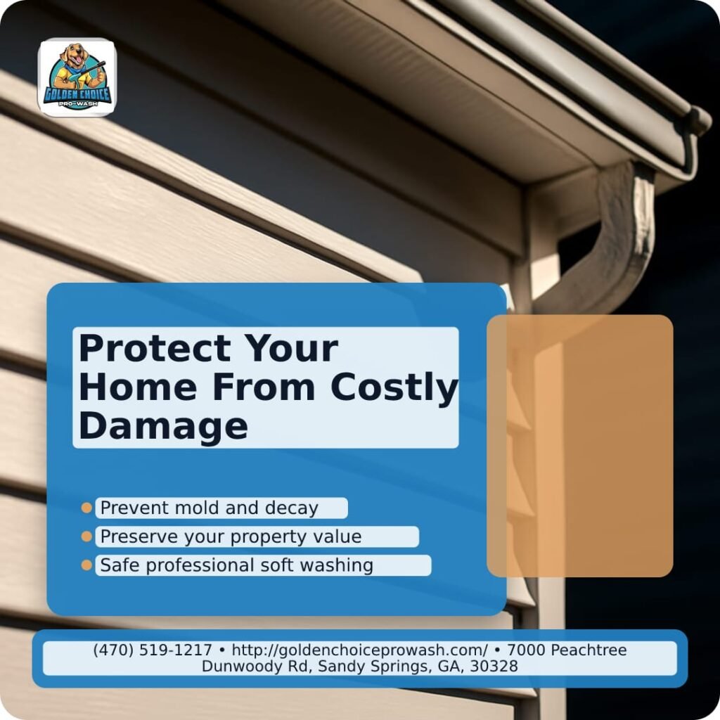 Illustration for Exterior House Washing: How Often Should You Pressure Wash Your Home?